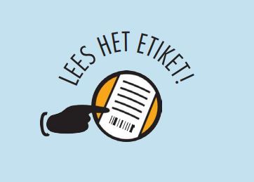 lees het etiket